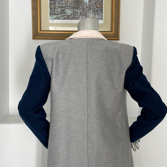 BLDWN Women’s Top Coat Gray Color Block - Picture 9 of 14